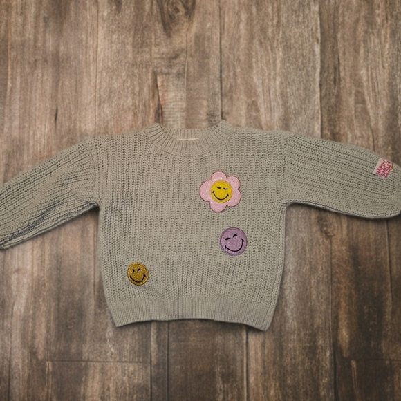 H&M Smiley‎ World 3/4T Toddler Sweater - Picture 1 of 5